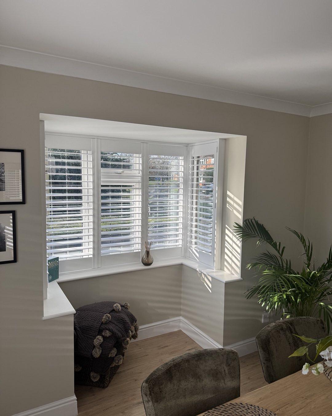 Bay window shutters